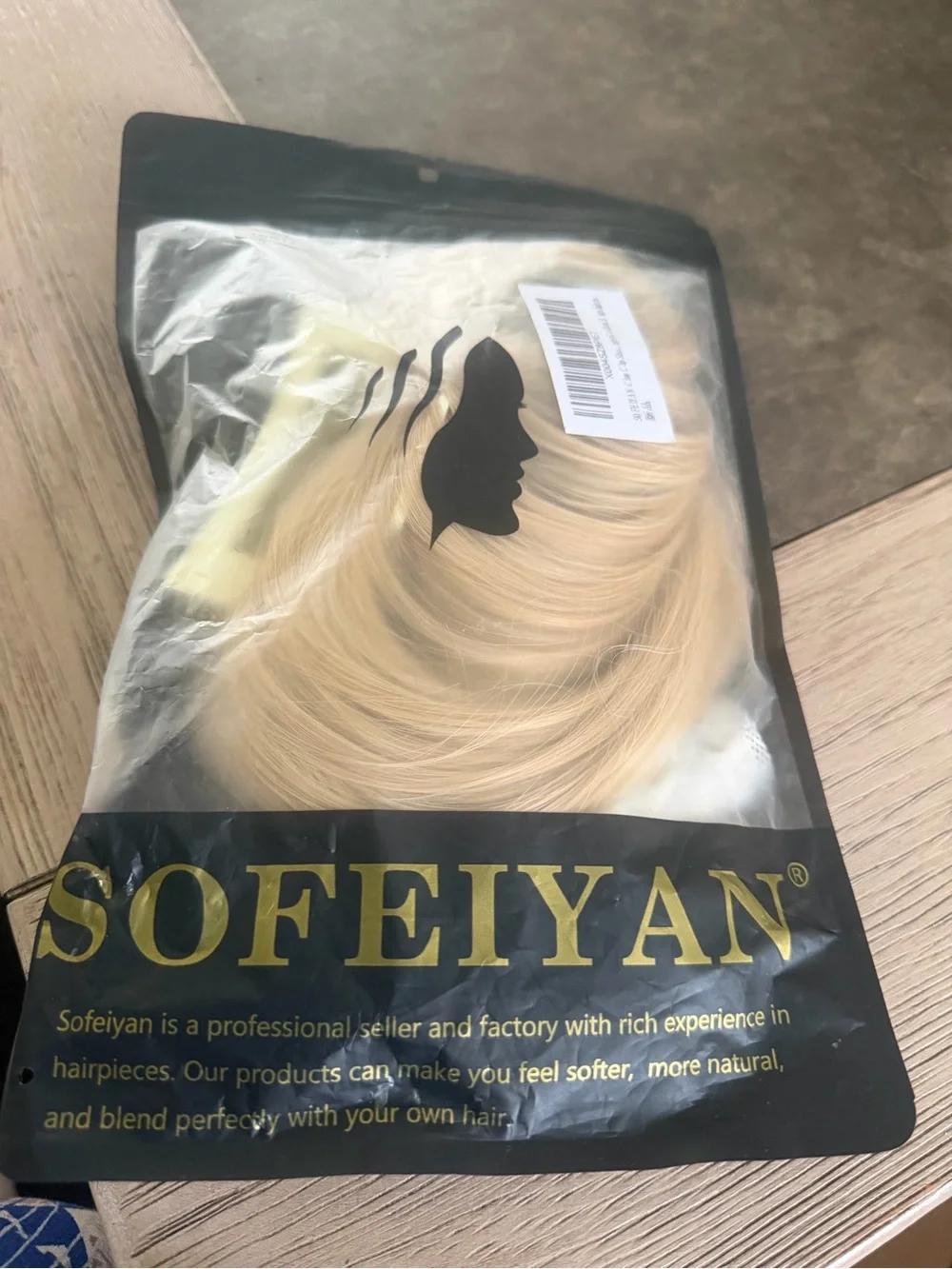 Sofeiyan Blonde Clip-In Ponytail Extension - Classic Wave